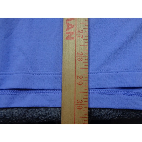 IBKUL Polo Shirt Mens XL Purple Long Sleeve UPF 50+ Performance Quick Dry Golf - Picture 9 of 9